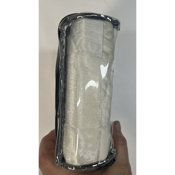 Martha Stewart Collection Wedding Rings Pieced Standard Sham White Ivory Cream - Picture 7 of 11